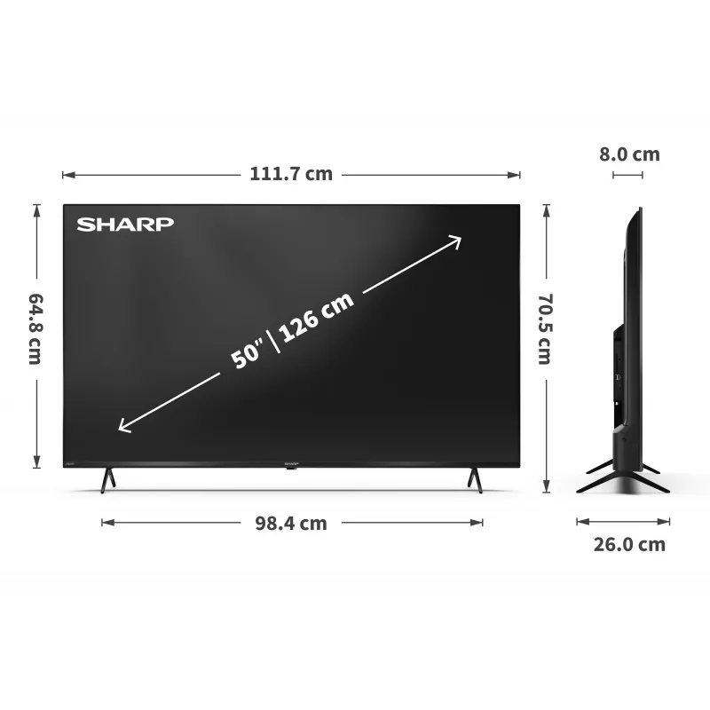 TV LED 50 tuumaa 50GK4445E