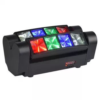 LIGHT4ME Spider MKII Turbo - 8x3W RGBW LED-efekti