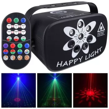 LIGHT4ME PARTY LIGHT 1 LED-efekti diskovalaisin
