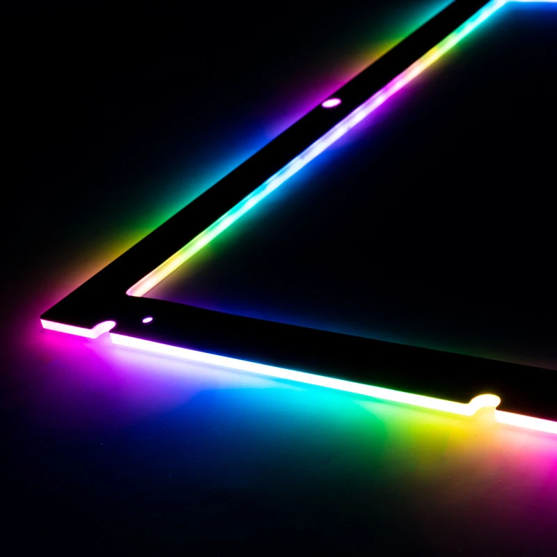 Lamptron ATX-emolevyn ARGB LED-kehys – musta