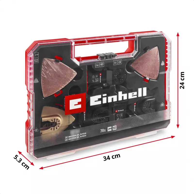 Pyörösahanterä EINHELL 708170 HM/BiM HCS:lle – sopii alumiinille, oksiditeräkselle, kromi-vanadiiniteräkselle