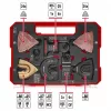 Pyörösahanterä EINHELL 708170 HM/BiM HCS:lle – sopii alumiinille, oksiditeräkselle, kromi-vanadiiniteräkselle