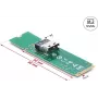 Muunnin M.2 Key M 1× SFF-8654 4i DELOCK 64361