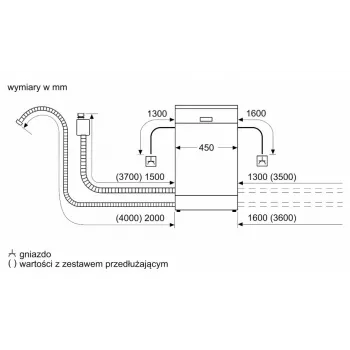 Astianpesukone SPV4HKX12E Serie 4 Home Connect -toiminnolla