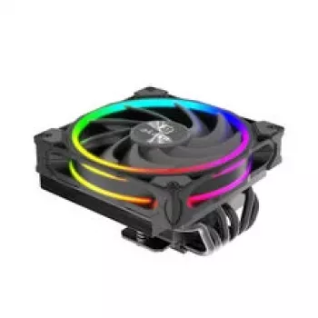 CPU-jäähdytin Akasa SOHO H6L RGB – kompakti Low-Profile-jäähdytin RGB-valaistuksella
