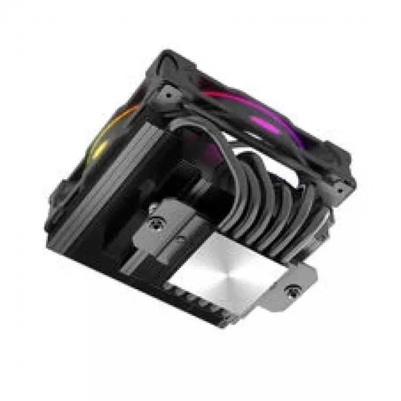CPU-jäähdytin Akasa SOHO H6L RGB – kompakti Low-Profile-jäähdytin RGB-valaistuksella