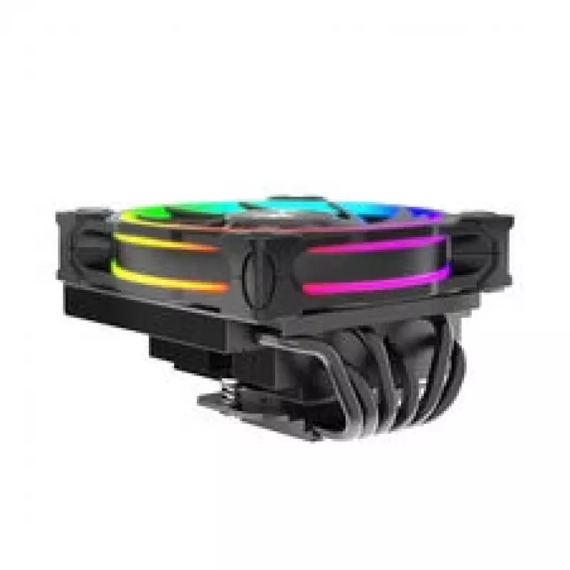 CPU-jäähdytin Akasa SOHO H6L RGB – kompakti Low-Profile-jäähdytin RGB-valaistuksella