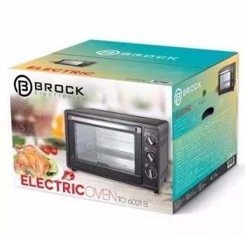 Minileivinuuni Brock Electronics TO 6001 B – 60 l, 2200 W, musta