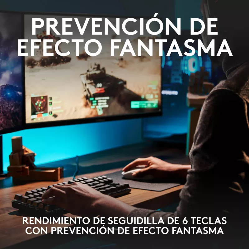Logitech G G413 SE - näppäimistö - pelikäyttöön - täysi