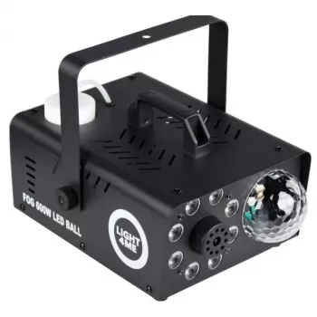 LIGHT4ME FOG 600W LED BALL - savukone, savuvalaistustehoste/diskopallo, langaton kaukosäädin