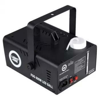 LIGHT4ME FOG 600W LED BALL - savukone, savuvalaistustehoste/diskopallo, langaton kaukosäädin