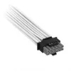 Corsair Premium-Sleeved 2x 8-Pin – 12V-2x6-kaapeli, Type-4-virtalähteelle – valkoinen