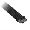 Corsair Premium-Sleeved 12V-2x6 – 2x 6+2-Pin-PCIe-kaapeli, yleinen – musta