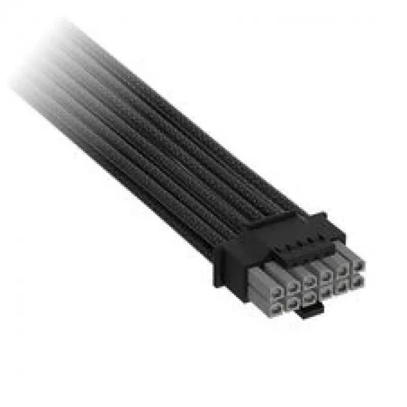 Corsair Premium-Sleeved 12V-2x6 – 2x 6+2-Pin-PCIe-kaapeli, yleinen – musta