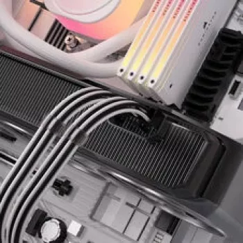 Corsair Premium-Sleeved DC-kaapelin aloituspaketti, Type-5-virtalähteelle – musta/valkoinen