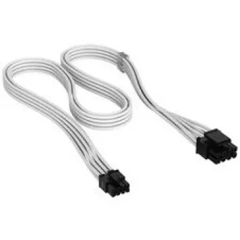 Corsair Premium-Sleeved 8-Pin-ATX-kaapeli, Type-5-virtalähteelle – valkoinen