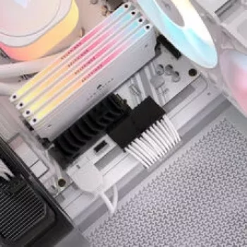 Corsair-kaapeli, Type 4, ATX-emolevyn virtaliitäntä, 24-pin, 610 mm, yksittäin sleevattu – valkoinen