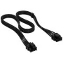 Corsair-kaapeli, Type 4, EPS/ATX12V, 8-pin (4+4), 750 mm, yksittäin sleevattu – musta
