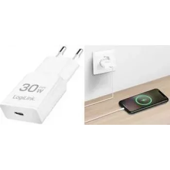 Logilink PA0347 virtalähde valkoinen