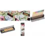 Fineliner-kynät Stabilo point 88 10 värin Click-set muovipenkkilaukulla ja pöytäalustalla (malli 8810‑5)