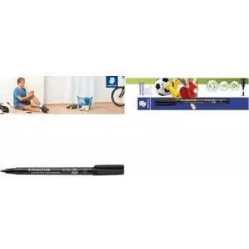 Huopakynä Staedtler 314-9 BK-1 – pysyvä musta tussi, alkuperämaa Saksa