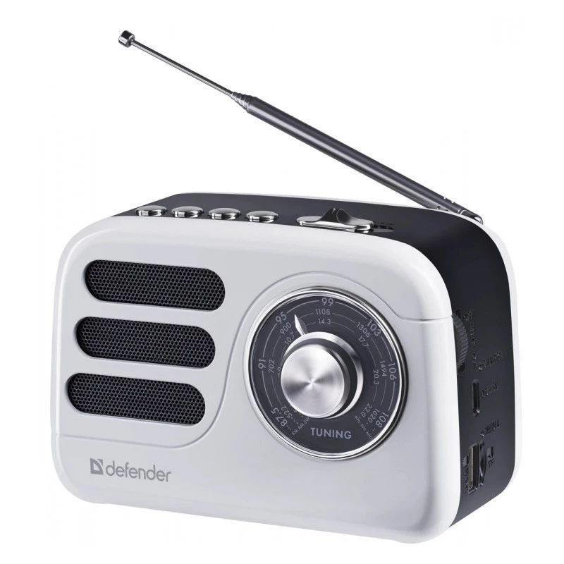 Kannettava kaiutin DEFENDER SIGNAL FM/MP3/SD/USB ja Bluetooth (5W, antenni)