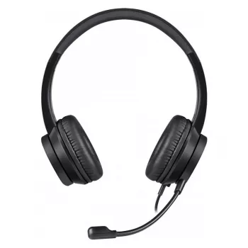 Johdolliset kuulokkeet mikrofonilla DEFENDER tune 150 – musta, johdollinen stereo-headset