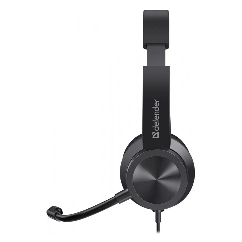 Johdolliset kuulokkeet mikrofonilla DEFENDER tune 150 – musta, johdollinen stereo-headset