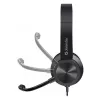 Johdolliset kuulokkeet mikrofonilla DEFENDER tune 150 – musta, johdollinen stereo-headset