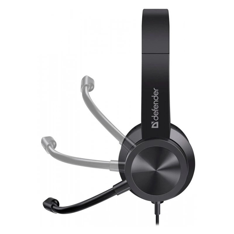Johdolliset kuulokkeet mikrofonilla DEFENDER tune 150 – musta, johdollinen stereo-headset