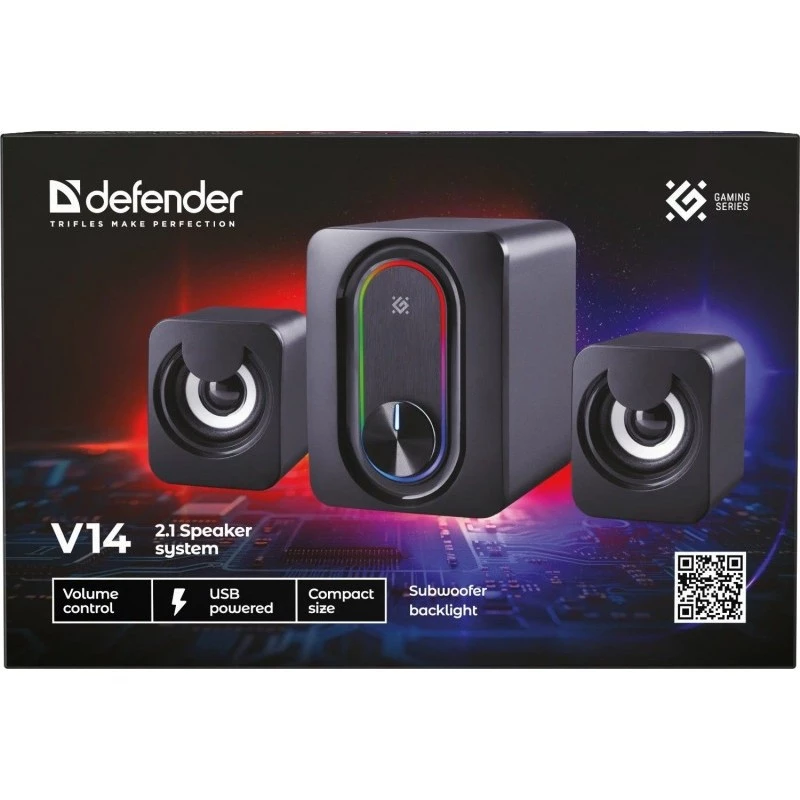 Defender V14 2.1 tietokonekaiuttimet, 11 W, USB, Bluetooth