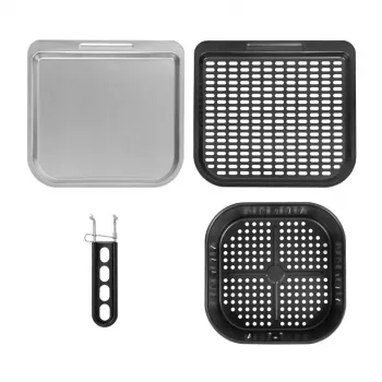 Kuumailmafriteerauskeitin GreenBlue GB950 1800W, 10 l tilavuus, 8 ohjelmaa, kosketuspaneeli, ajastin, musta