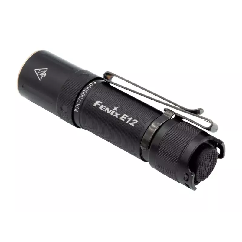 Käsivalaisin Fenix E12 V2.0 musta LED alumiini IP68 50000h