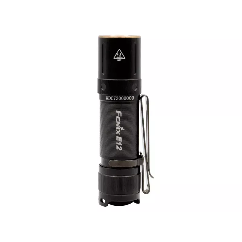 Käsivalaisin Fenix E12 V2.0 musta LED alumiini IP68 50000h