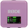 Langaton lavalier-mikrofoni Rode Wireless Go III lila 2,4 GHz kompakti muotoilu