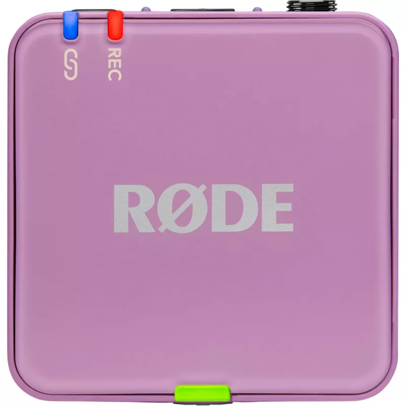 Langaton lavalier-mikrofoni Rode Wireless Go III lila 2,4 GHz kompakti muotoilu