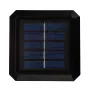 Aurinko-LED-pylväsvalaisin GreenBlue GB128 WW, 3200K neutraalinvalkoinen, kupu, 100x100mm, musta