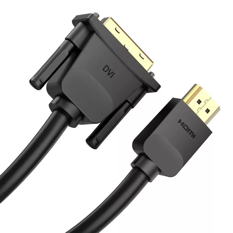 Kaapeli HDMI-DVI 2M/SCHWARZ Abfbh Vention