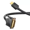 Kaapeli HDMI-DVI 2M/SCHWARZ Abfbh Vention