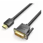 Kaapeli HDMI-DVI 5M/SCHWARZ Abfbj Vention