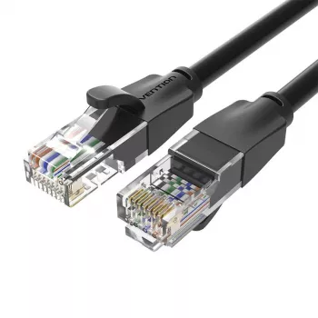 Verkkokaapeli UTP CAT6 Vention IBEBG RJ45 Ethernet 1000 Mbps 1,5 m musta