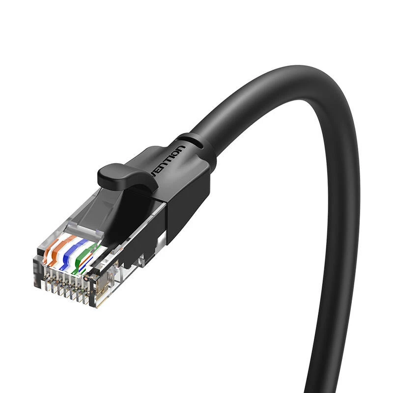 Verkkokaapeli UTP CAT6 Vention IBEBG RJ45 Ethernet 1000 Mbps 1,5 m musta