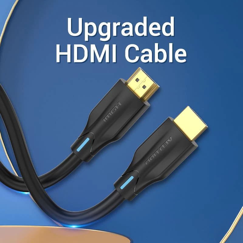 HDMI-kaapeli 8K/1M musta Aanbf Vention