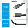 HDMI-kaapeli 8K/1M musta Aanbf Vention