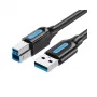 Kaapeli USB2.0 uros-uros/2M musta Coqbh Vention
