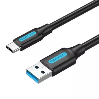 USB 3.0 A - USB-C -kaapeli Vention COZBH 2 m musta PVC