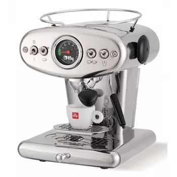 illy X1 Anniversary -kahvinkeitin jauhetulle kahville ja E.S.E.-padeille (ruostumaton teräs)