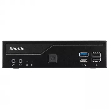 Shuttle Barebone ohut DH610V2 Intel/DDR5/musta - Barebone - Intel Socket 1700 (Core i)
