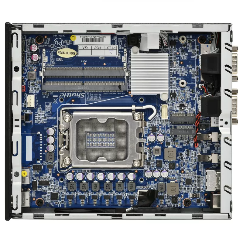 Shuttle Barebone ohut DH610V2 Intel/DDR5/musta - Barebone - Intel Socket 1700 (Core i)