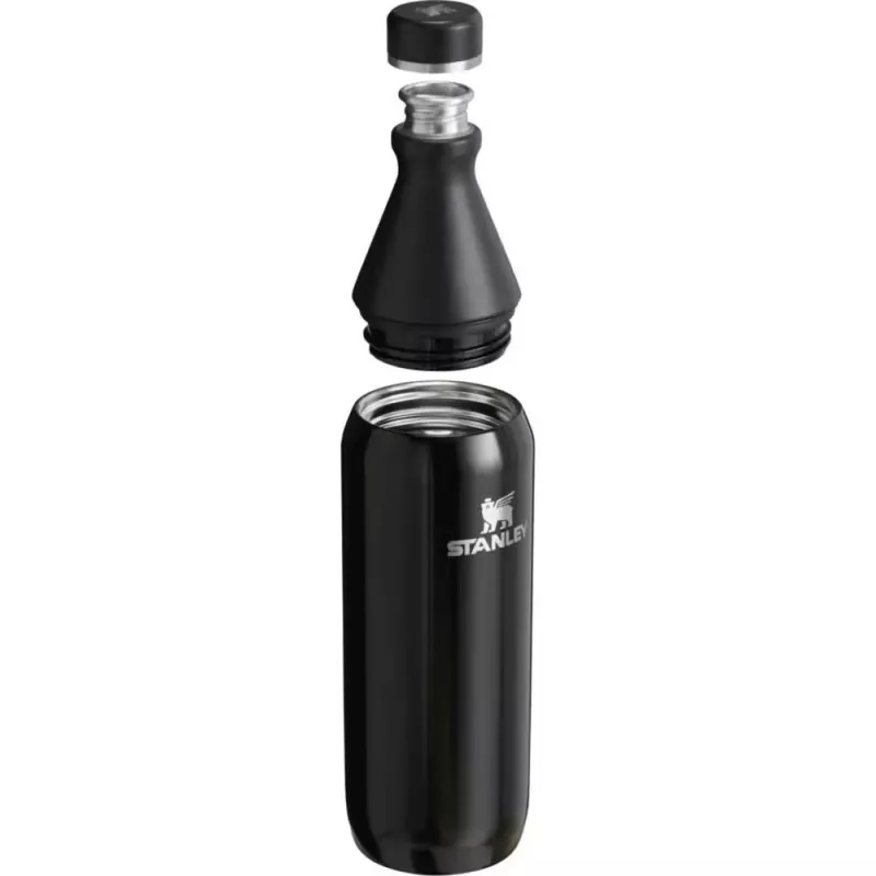 Stanley All Day Slim termospullo 0,6 L, ruostumaton teräs, musta, 10-12069-024